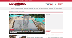 Desktop Screenshot of cronicadelquindio.com